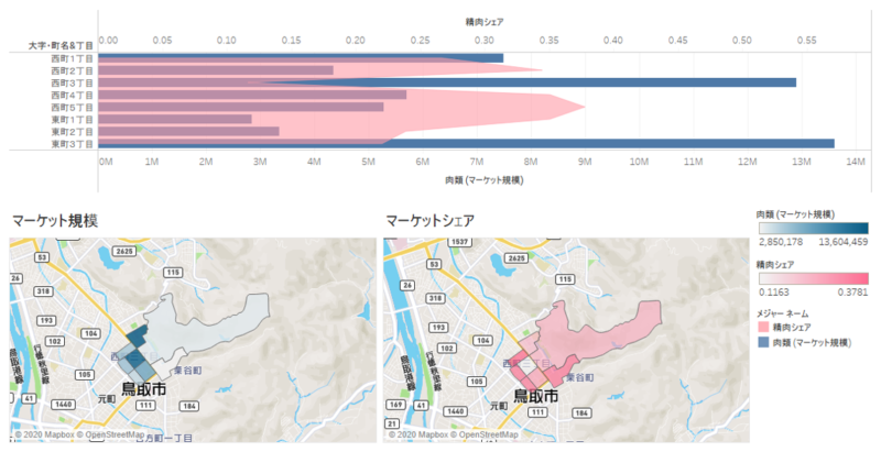 大字・町名&丁目マスタ-鳥取県 (エクセル3D Mapsに活用できる！XY座標付き)
